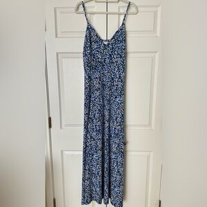 Michael Kors Blue and White Maxi Dress